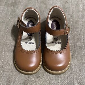 Classic Brown Kids Shoes